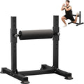 Bulgarian Split Squat Stand, Single Leg Squat Roller with 8 Adjustable Roller Heights, One Leg Squat Stand, Lower Body Workout Machine Home Gym